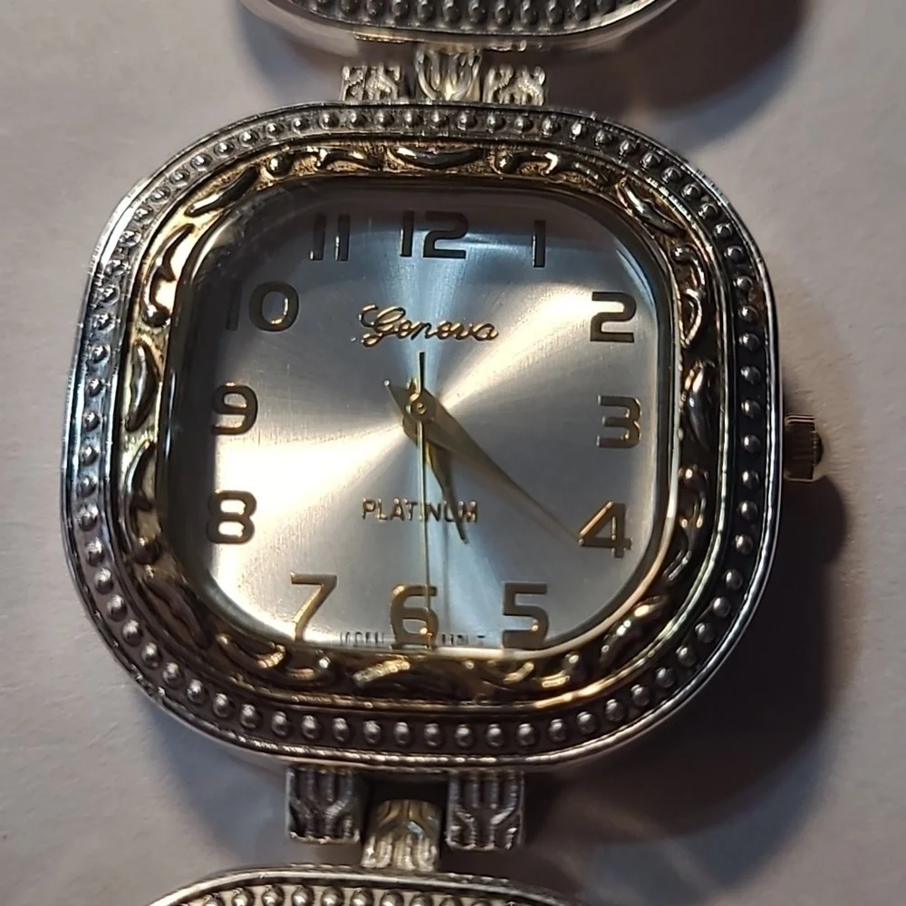 Women's Geneva Platinum Wrist Watch